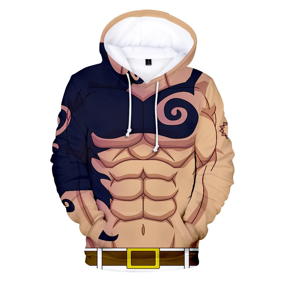 2022 Brand New Seven Deadly Sins 3DHoodies Sweatshirt Men/Women Anime Casual Hoodie Fashion Trendy Fall Hoodie Clothes palm angels sweatshirt