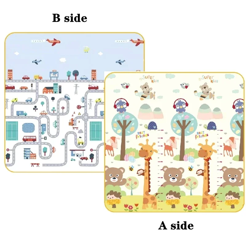 Thicken EPE Baby Play Mat Toys for Children Rug Whole Playmat Developing Mat Room Crawling Pad Safety Baby Carpet Gift 1cm/0.5cm