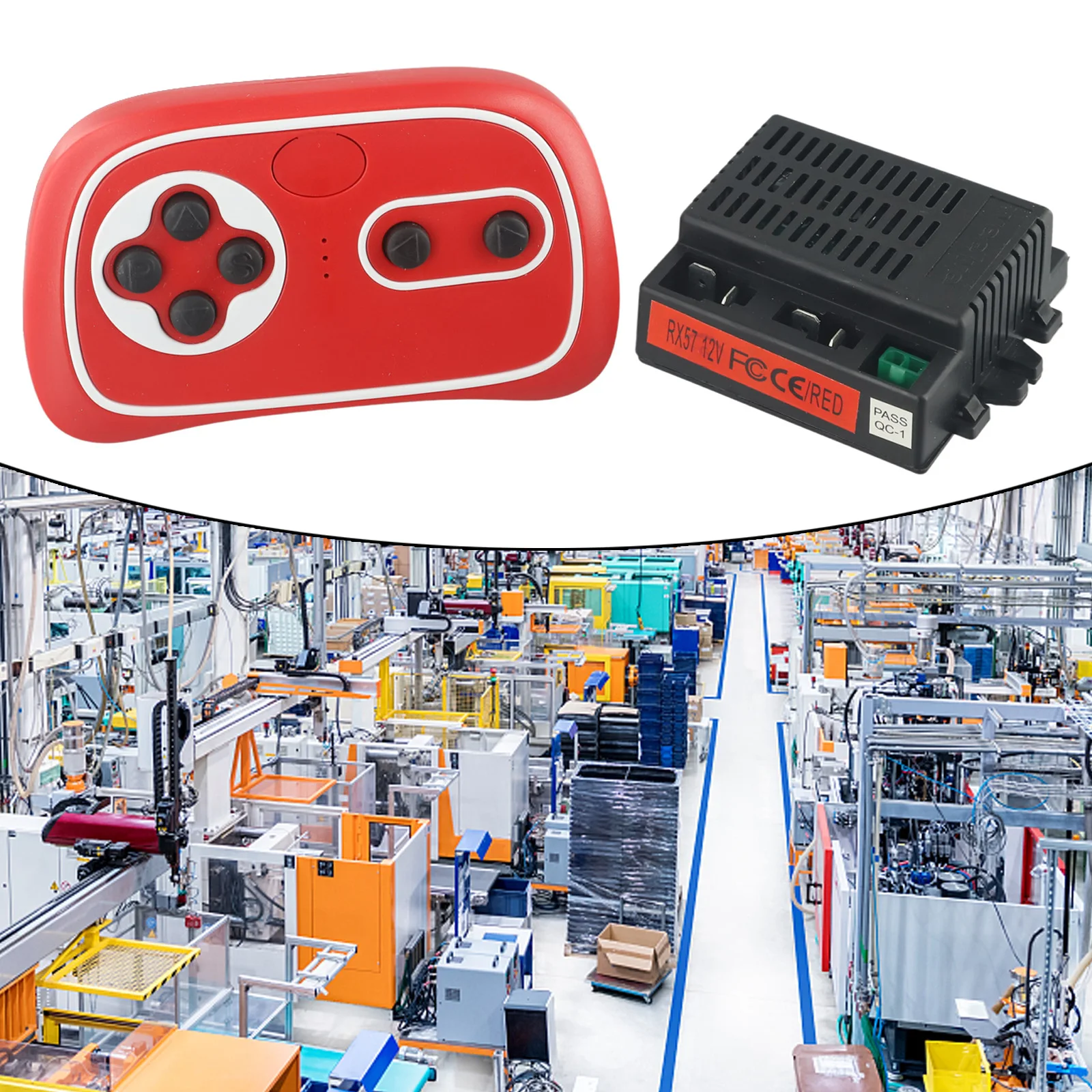 Hot Sale Weelye RX57 6V 12V Receiver CE/FCC Kids Electric Car 2.4G Transmitter Car Parts Commercial Tools