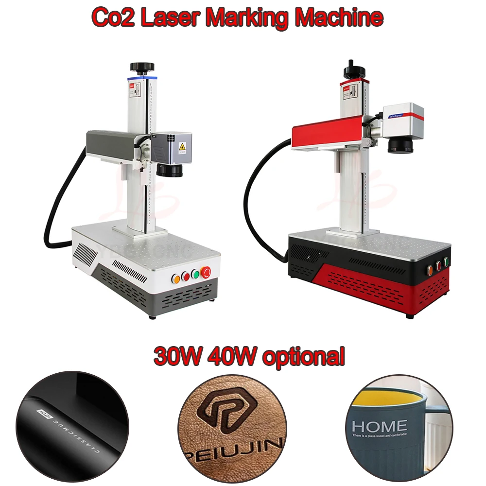 

CO2 Desktop Laser Marking Machine 30W 40W for Wood Acrylic Leather Rubber Paper Non-Metal Portable Mini Laser Engraving Machine