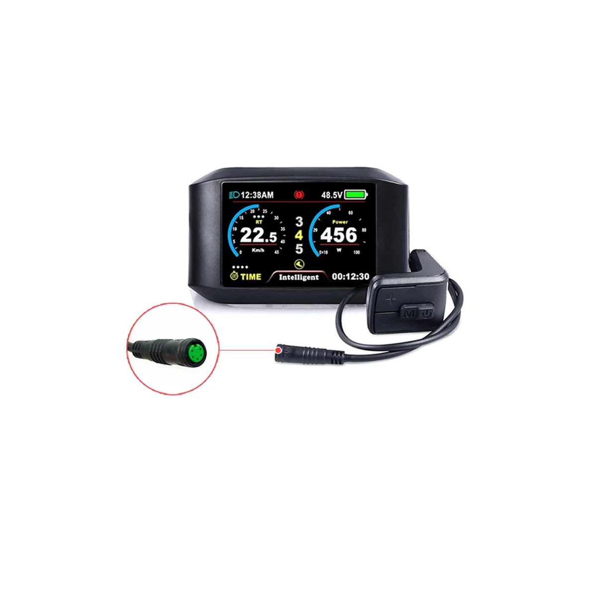 

Для 750C ЖК-дисплея с 5-контактным гнездовым штекером водонепроницаемый разъем используется для набора преобразования двигателя