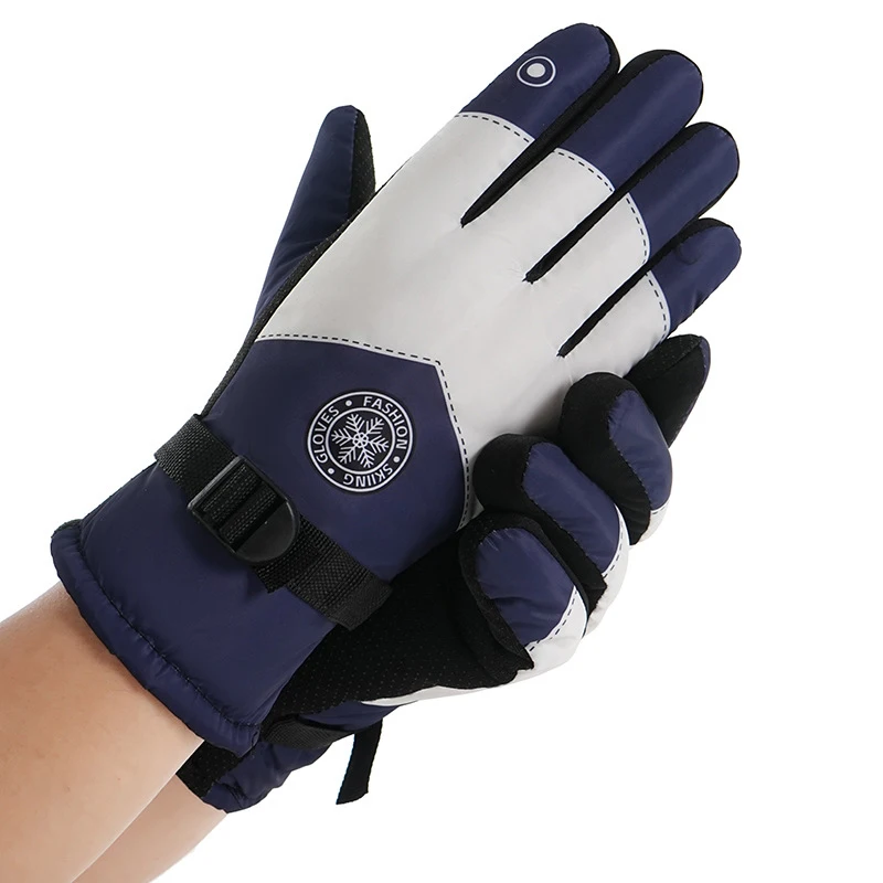 2PC Ski Gloves Winter Gloves For Women Men Snowboard Mittens