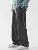 Men's Casual Straight Leg Jeans Spring Autumn Loose Wide Leg Casual Pants Classic Brand Denim Jeans mid Waist Waed
