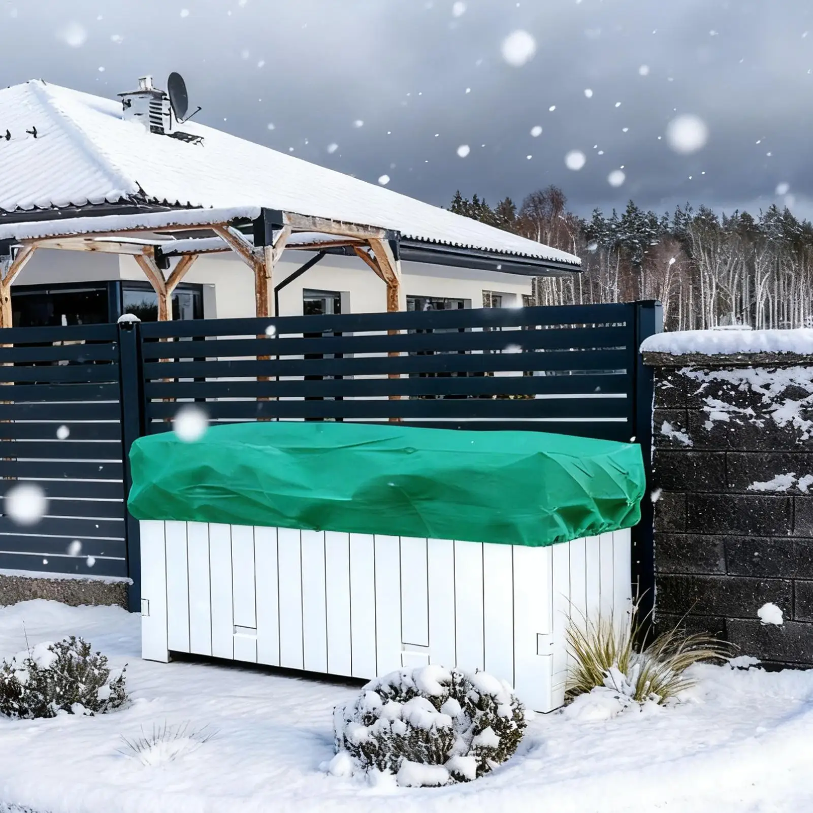 직사각형 식물 상자 커버 서리 방지 겨울 식물 보호대 정밀한 맞춤형 실내외 발코니 파티오 정원 식물용