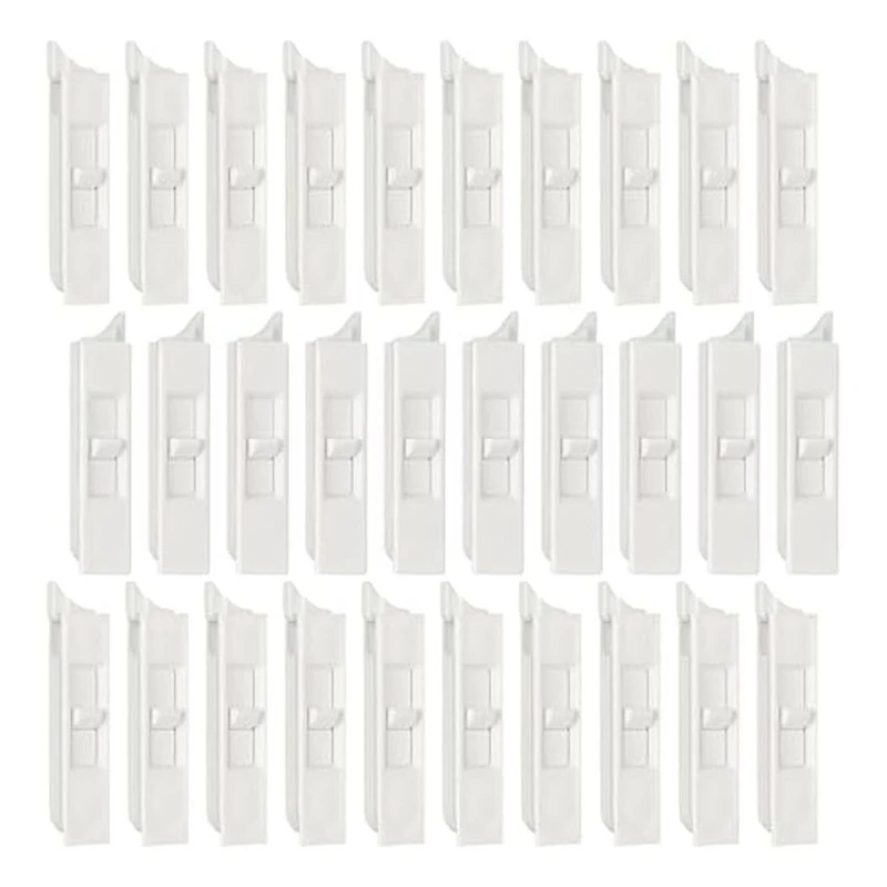 

30Pcs Tilt Latch Pairs Construction Snap-In Latch Pairs Loaded Sliding Window Tilt Latch For Home Window Accessories