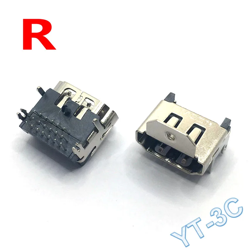 Nova Hdmi 20p Macho Plug Conector Hdmi Fêmea Tomada Jack Reparação Hdmi Substituição Placa Pcb Faça Você Mesmo Parte Conector Peças - Imagem 6