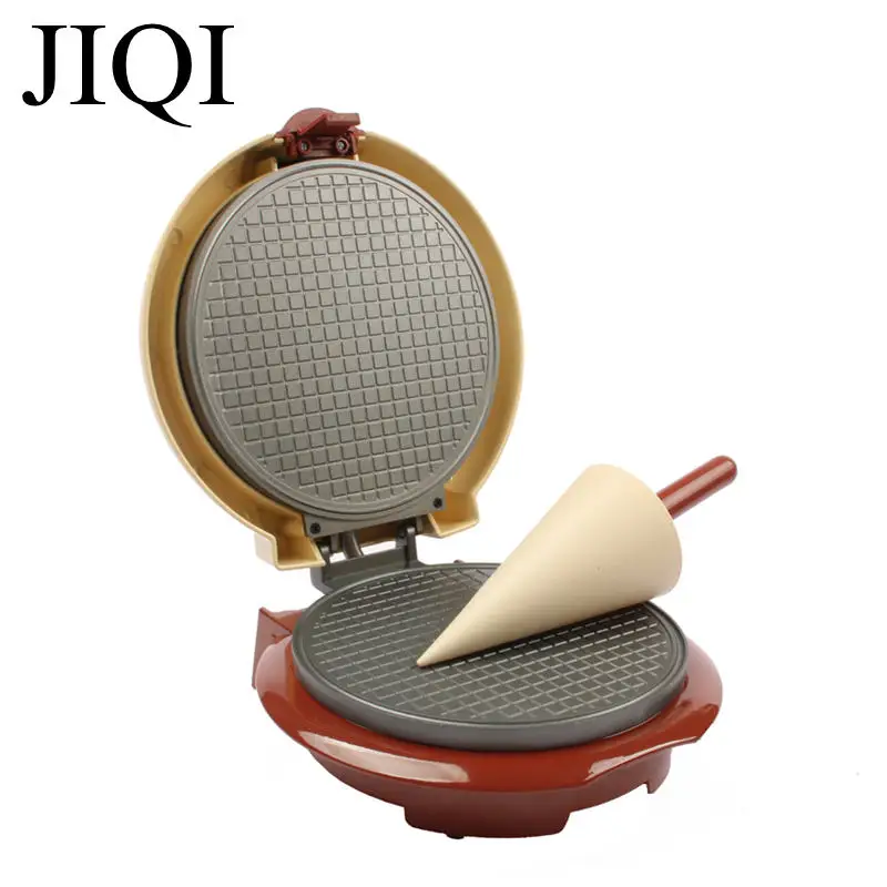 Electric Egg Roll Maker Ice Cream Cone Machine Crispy Egg Omelet Mold Crepe Baking Pan Non-stick coating Waffle Pancake Bakeware 4