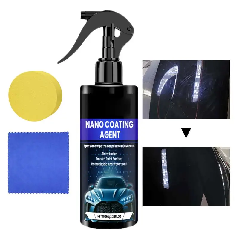 

Car Coating Spray 100ml Quick Coating Spray Protective Coating Spray Coating for Cars Polish Coating Agent Car Detailing