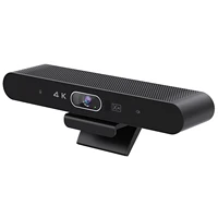 4K Camera USB Webcam HD Video Conference Camera w/ Microphone Speaker AI Face Tracking Auto Focus 360° Voice Pickup Plug & Play