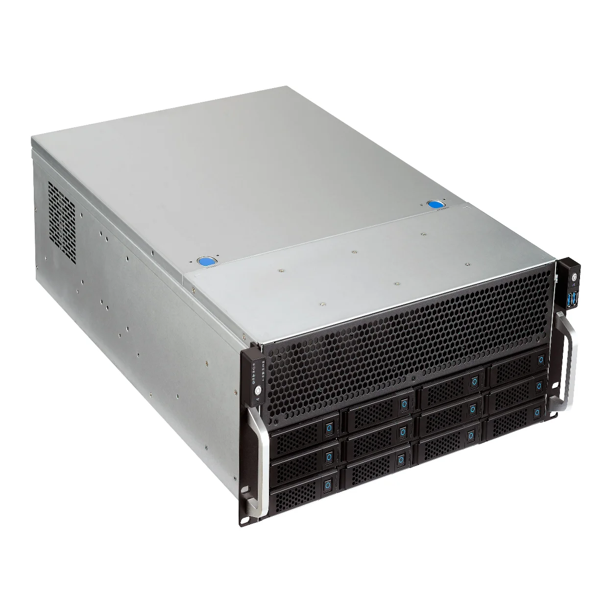 4U-HS7012 산업용 PC 케이스 핫스왑 멀티 하드 디스크 ATX 마더보드 산업용 장비 호스트 랙 서버 케이스