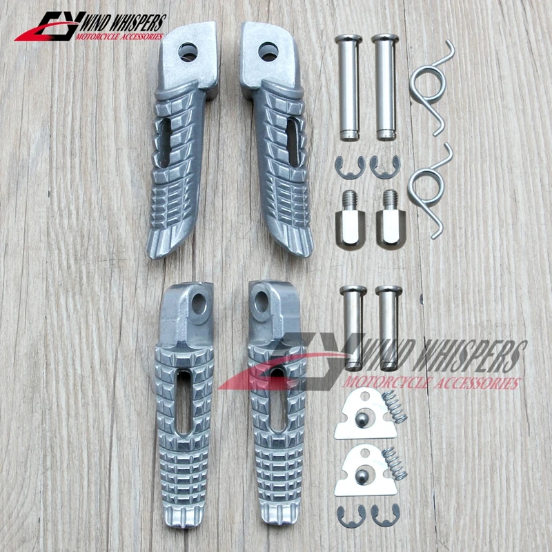 Motorcycle Front Rear Footrests Foot pegs For Suzuki GSXR 600 750 1000 GSXR600 GSXR750 GSXR1000 GSX1300R GSX1300 B-king Hayabusa motorcycle accessories motorcycle footrests motorcycle foot pedals
