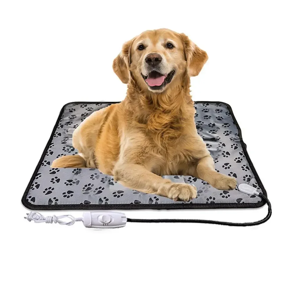1PCS  Dog and cat electric blanket heating pad pet mattress waterproof anti-bite adjustable temperature chair cushion