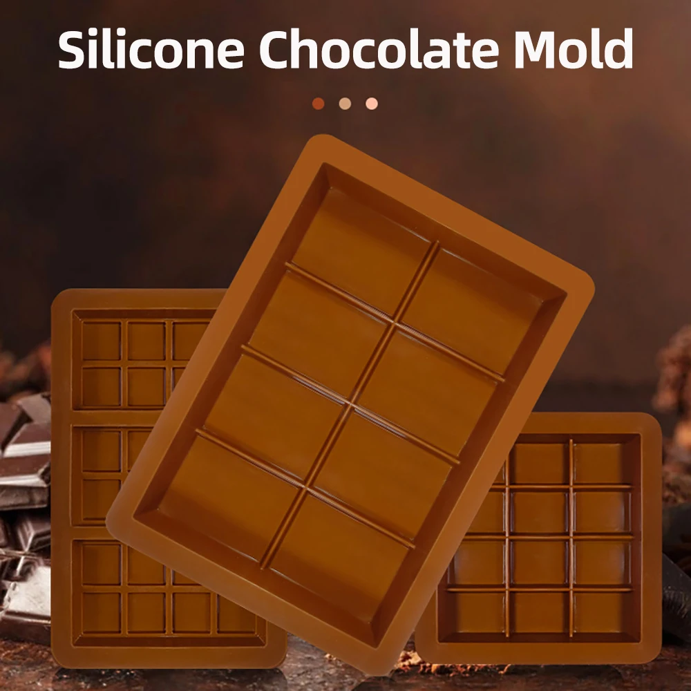 Molde De Silicona, 4 Piezas/juego, Molde De Patrón Innovador, Molde De Chocolate, Molde