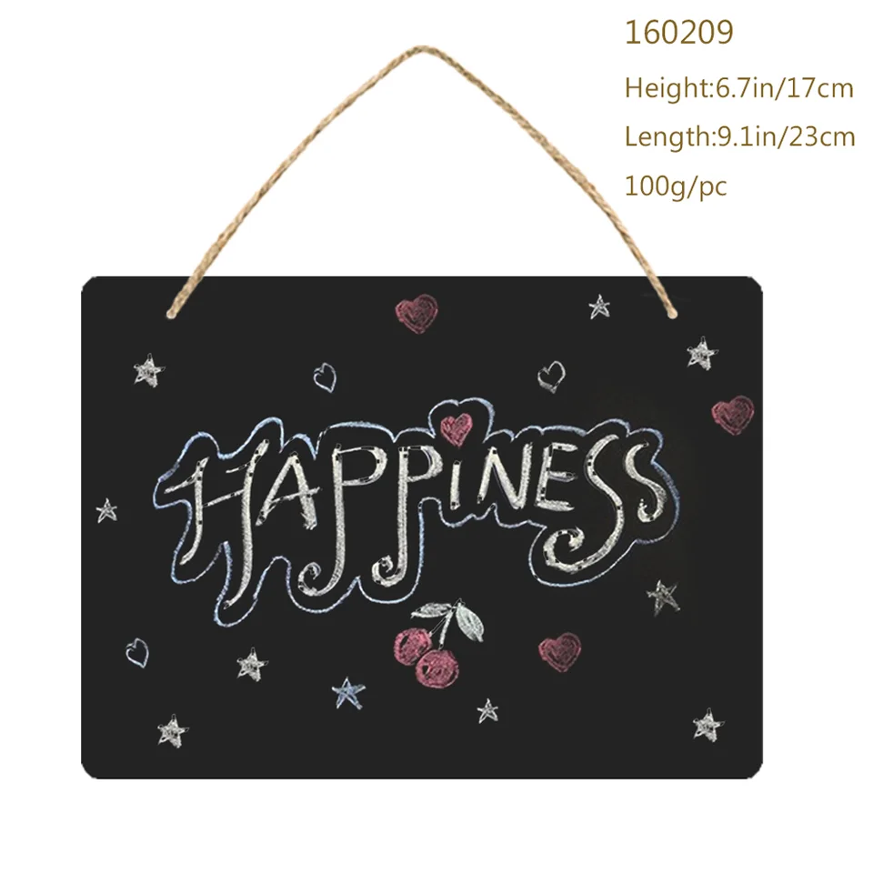 2 Lavagnette Doppia Faccia Con Corda - 23x17cm | Segnali Cancellabili Per Casa E Decorazione - Foto 3