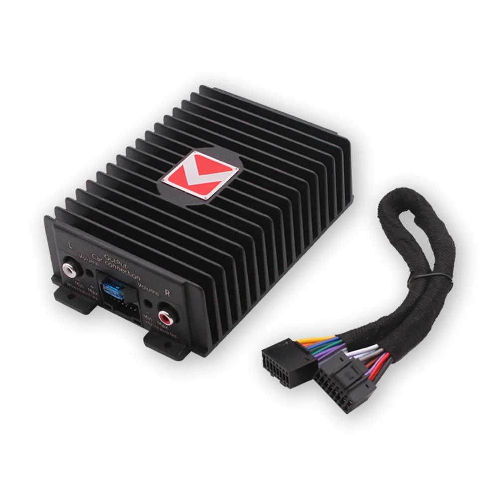 Android Navigation DSP Amplifier Box Aluminum Shell Car Stereo Audio 4 x 80W High Power Sound Upgrade DSP Amplifier Box car audio amplifier box