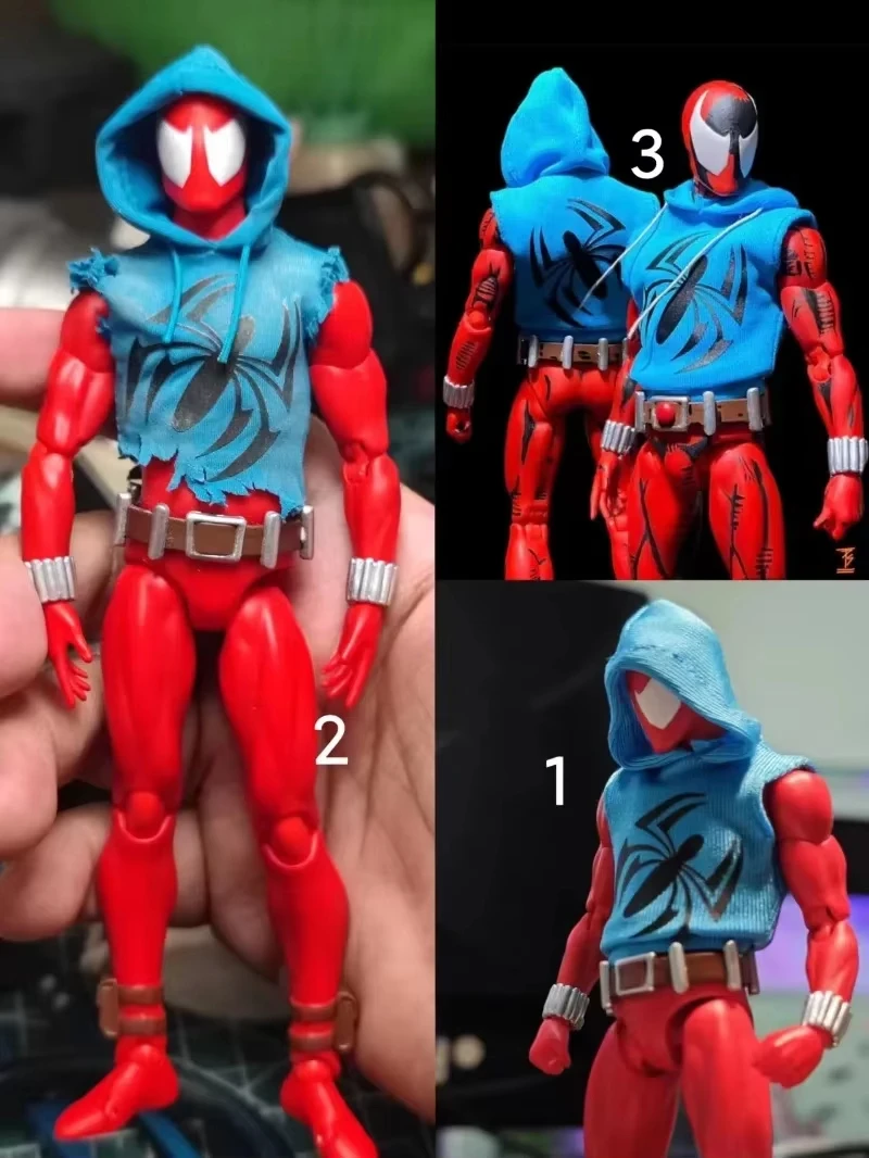 Ct Toys Scarlet Spider Action Figure Mafex 186 Ben Reily Figures
