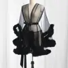 104422-d714f5.jpg Femme pure Shapewear Robes mode à manches longues en peluche épissé mince Lingerie femmes à lacets érotique Midi longues Robes Sexy