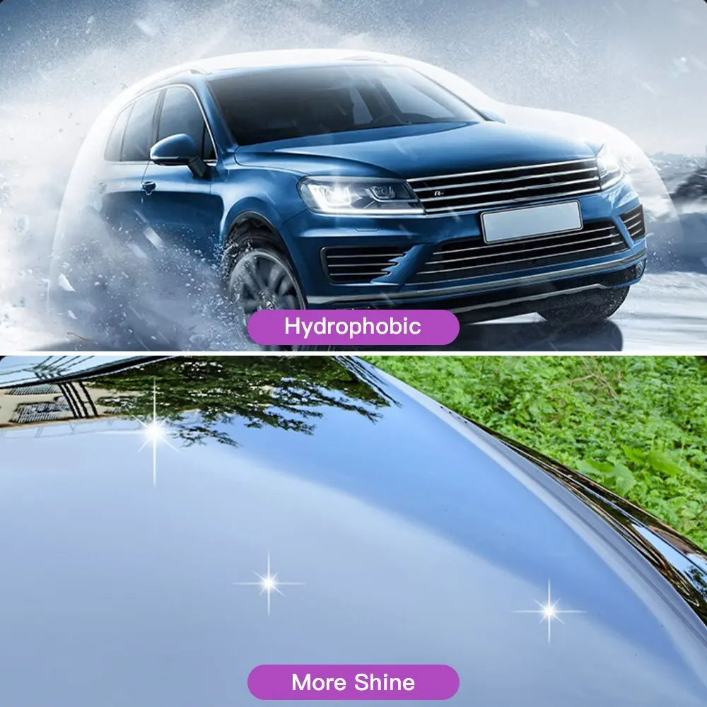 3 in 1カーセラミックコーティングナノ超疎水性保護研磨スプレー
