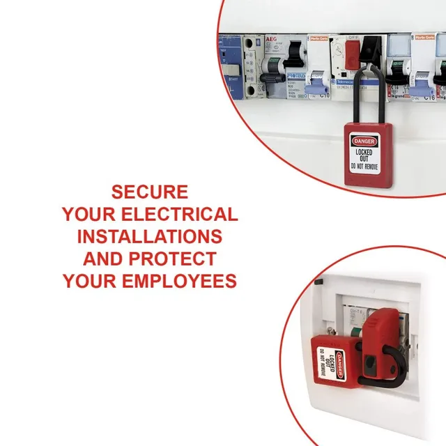 Kit Di Blocco Tagout Per Interruttori - Set Chiusure Di Sicurezza Con Lucchetti Per Industria E Ambiente Chimico - Foto 5