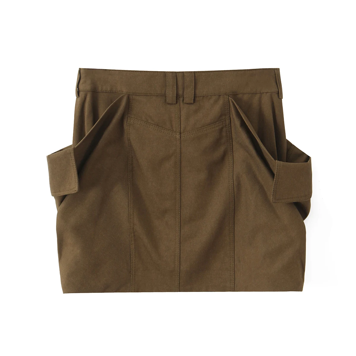 KONDALA Casual Cargo Short Pants Big Pockets Women Trendy Pleated Shorts New 2026 Spring Summer Fashion High Street Lady Shorts