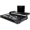 Black DJ Flight Case DDJ-FLX10 With Laptop Platform & Wheels Flight Case 1