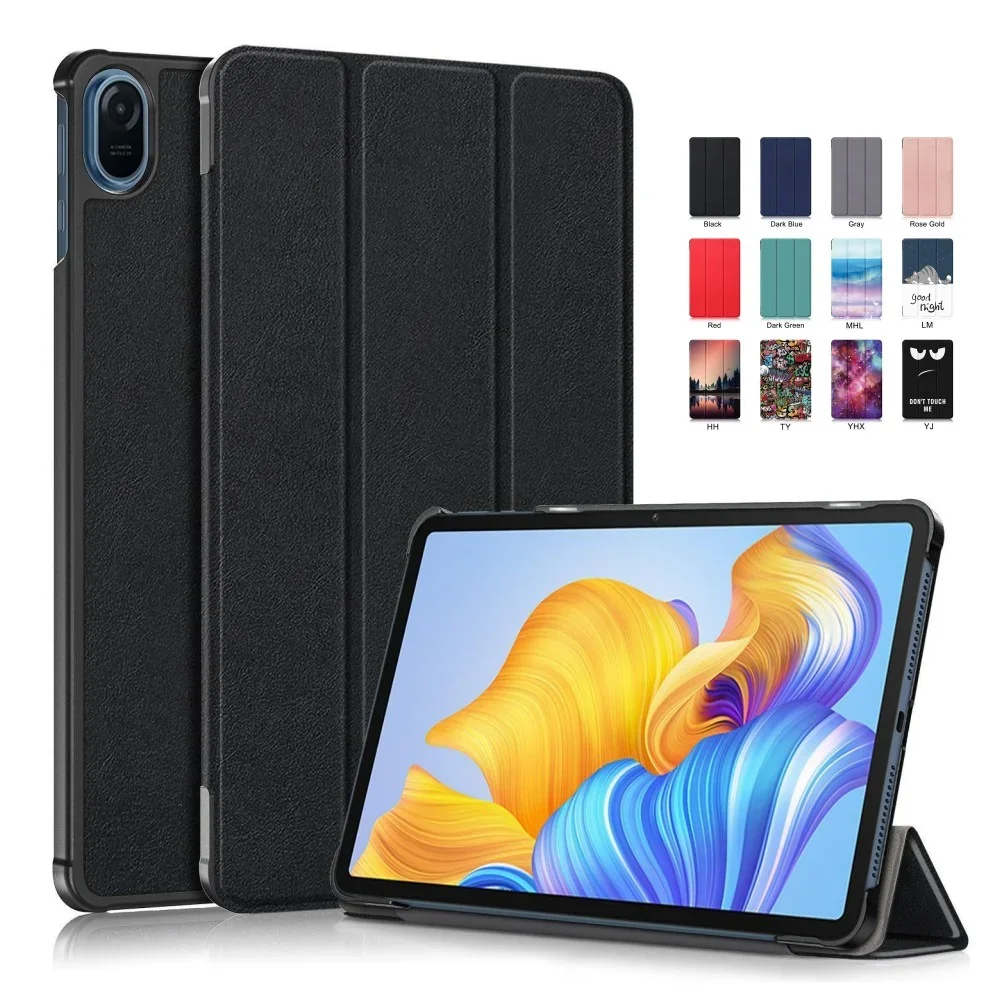 Custodia In PU Pelle Per Honor Pad 8 12 2022 HEY-W09 - Cover Sottile Con Magnete E Cinturino - 3