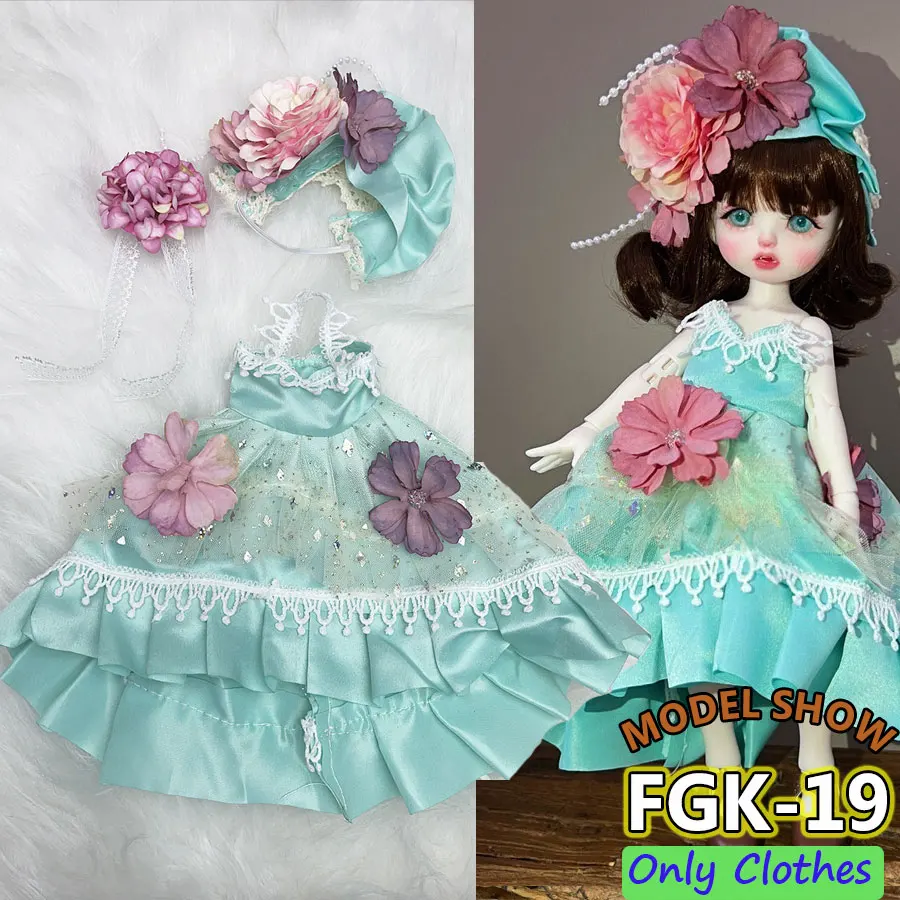 Nette Kleidung Für Puppen 30cm Mit Hut Für 1/6 12 Zoll Bjd Puppe Kleidung Maid Uniform Damen Kleid Cosplay mädchen Kopfbedeckung Socken Geschenk – Detail 2