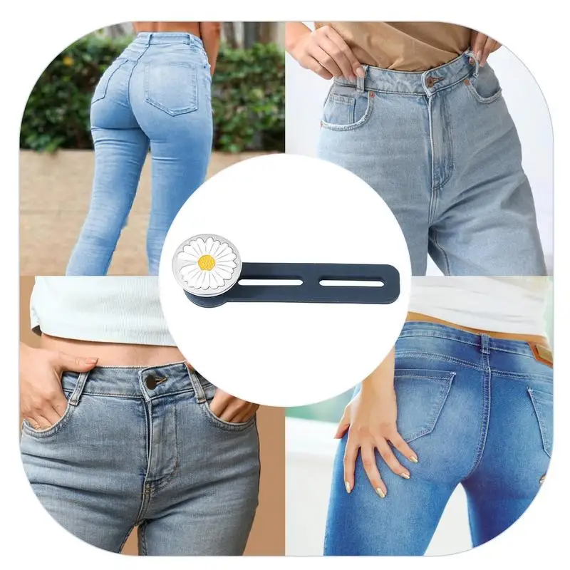 Button Extender Removable Waistband Extenders Pants Waist Extender Reusable Jeans Button Extender Jean Waist Stretcher tool