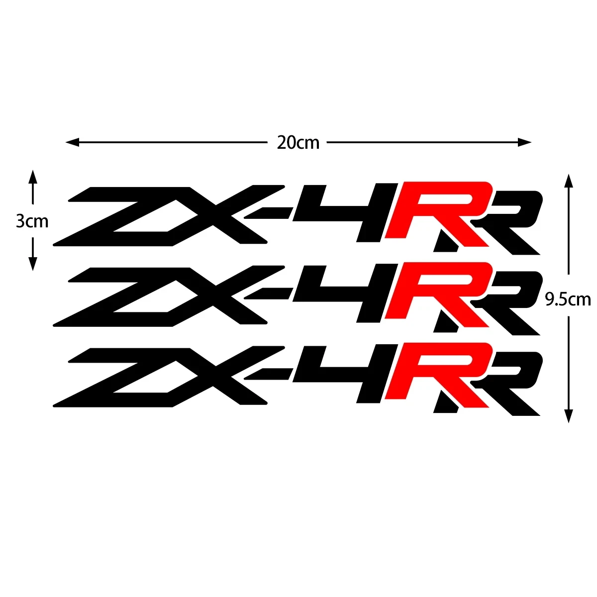 For ZX3R ZX-4R ZX-6R ZX-10R ZX-25R Stickers Fuel Tank Sticker