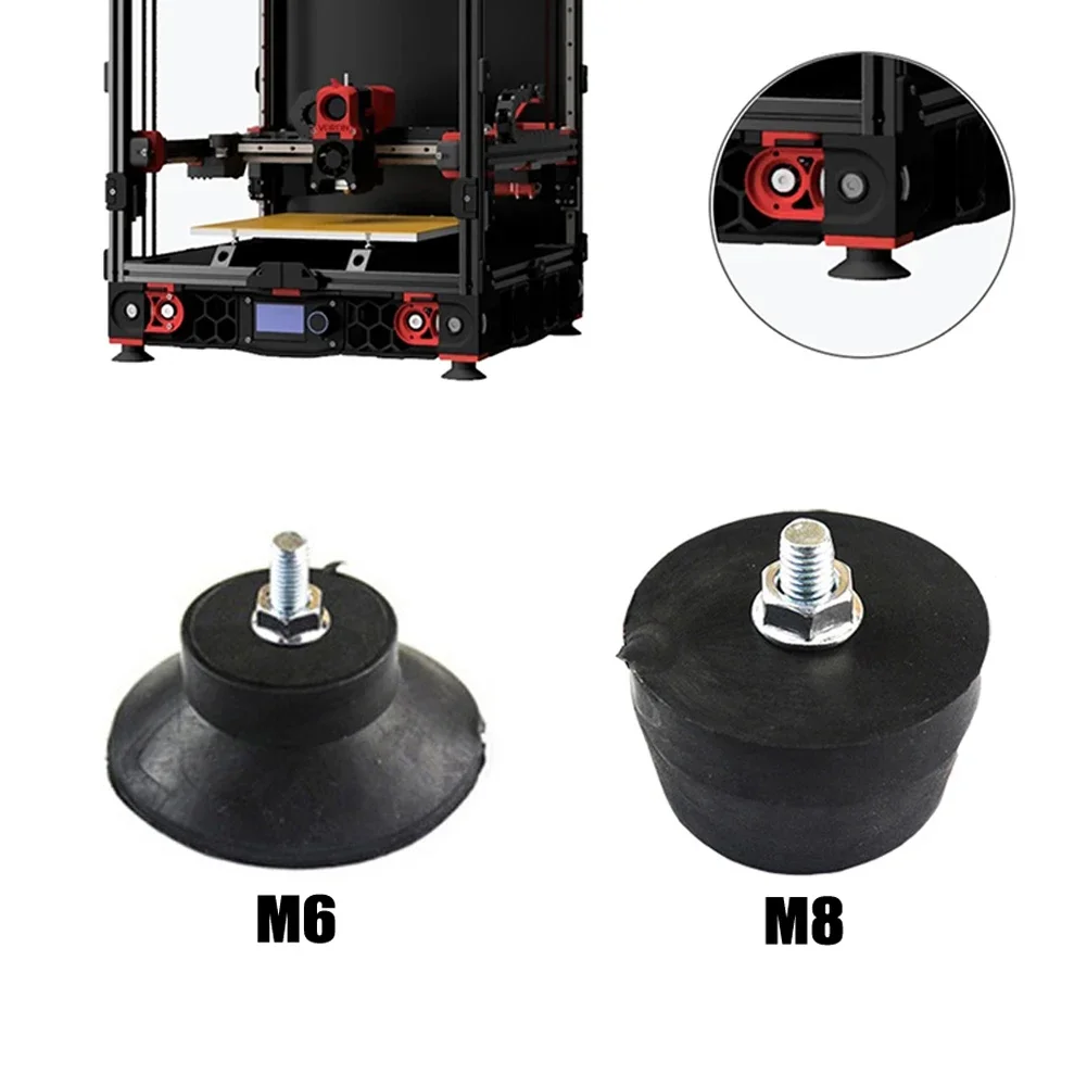 

1pc Air Compressor Foot Pad M6/M8 Thread Foot Pad For Air Pumps Oil Free Machines Air Compressors Accessories Shockproof