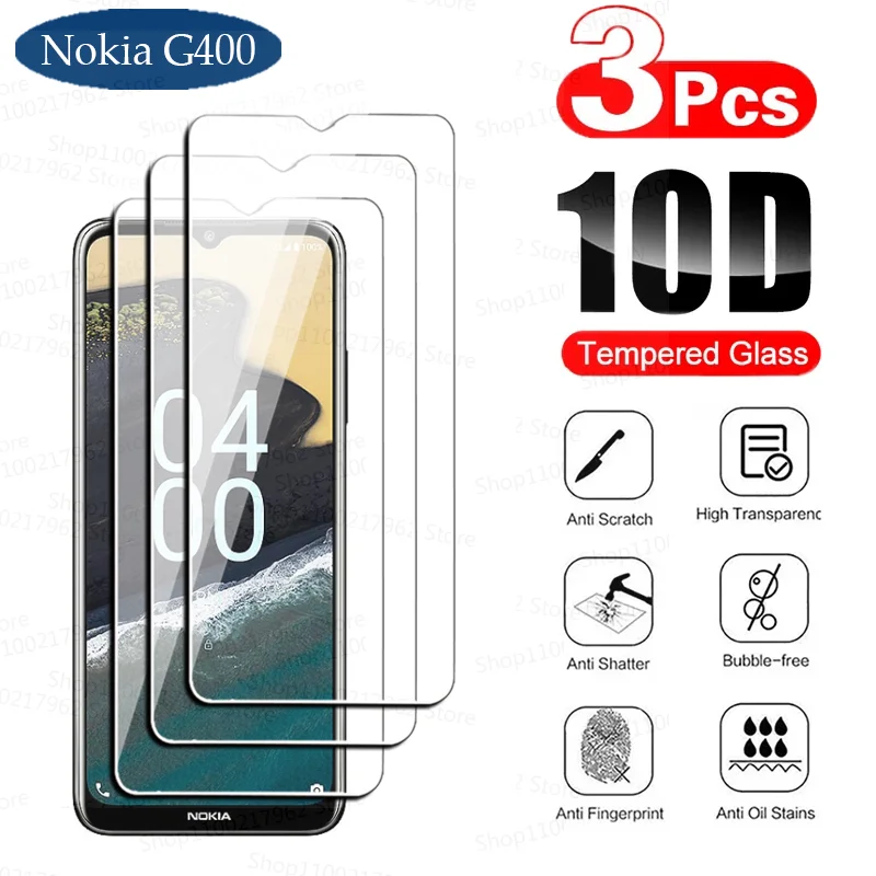 

3PCS Tempered Glass Nokia G400 Screen Protectors for Nokia G400 Glass Film Cover