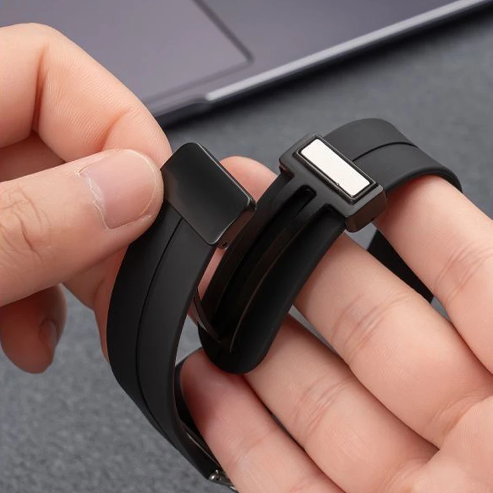 Magnetic Silicone Sport Wristband Accessory