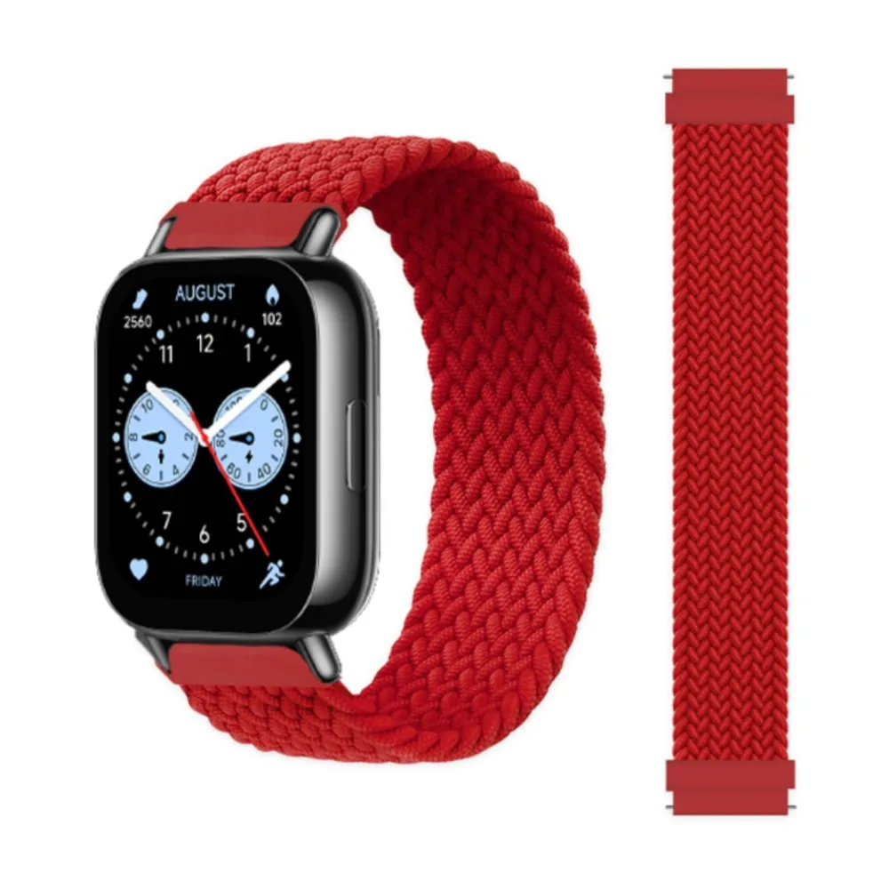 Braided Solo Loop Bracelet Strap for Smartwatch - Compatible with Various Models