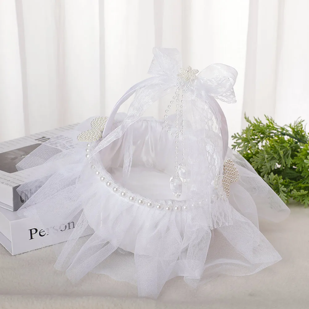 

Flower Girl Basket Flowers Romantic Design Wedding Flower Baskets