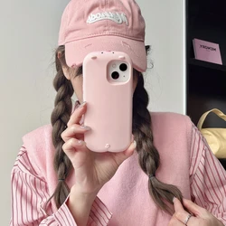 Quirky Pink Pig Soft Silicone Phone Case Cover - iPhone 12 Pro Max (Pink)