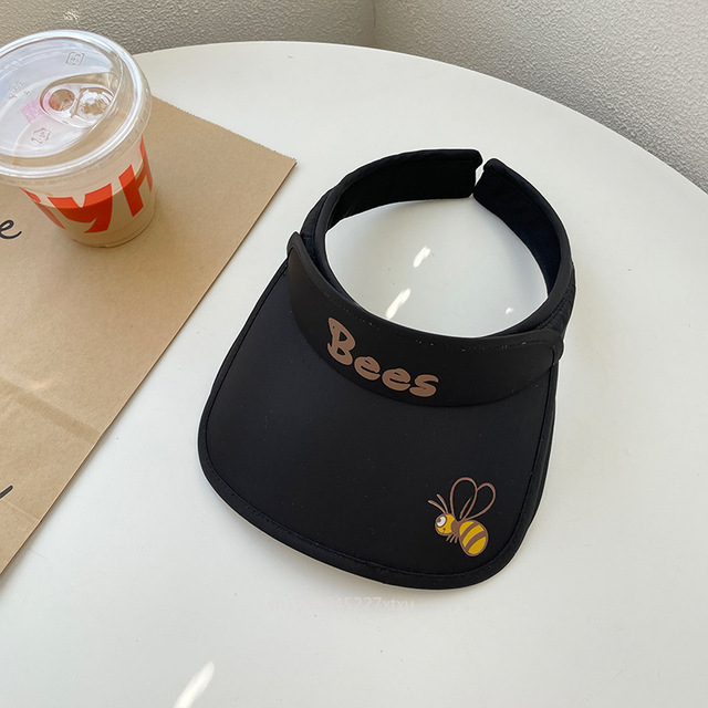 Summer Adjustable Cotton UV Protection Sun Hats with Empty Top Holiday Beach Visor Caps Wider Brim Face Protect Outdoor