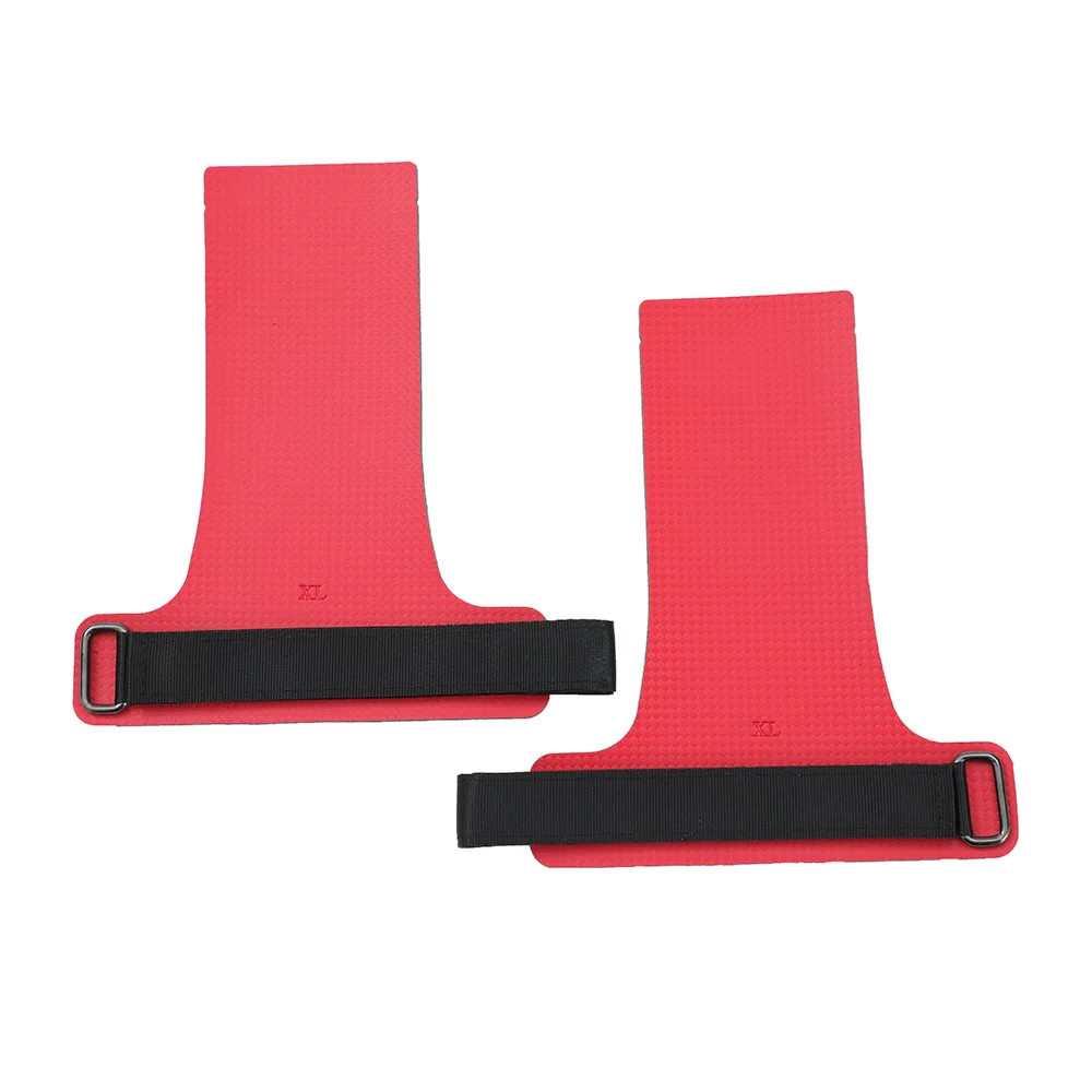 Carbon Straight No Finger Hole Gym Hand Grips Gym Fitness Calleras Crossfit Gym Pads Gymnastics Palm Protector