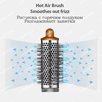 Nouveau Multil Hair Styler Auto Curling sèche-cheveux Wrap sèche-Air chaud/froid 1300W lisseur de cheveux friser baril brosse Salon sèche-cheveux 3