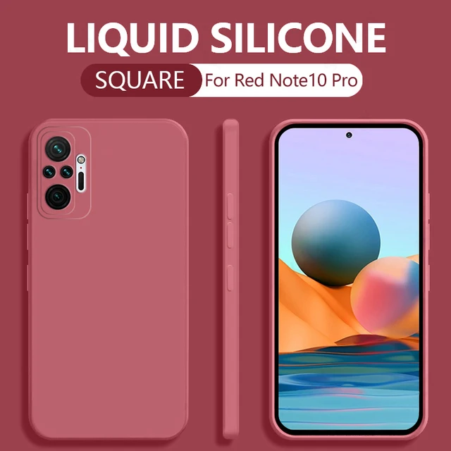Premium Square Liquid Silicone Phone Case - Enhanced Protection