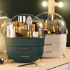 Makeup Organizer Cosmetic Storage Organizer Vanity Countertop Cosmetic Display Box Case with Drawers Cover Waterproof Dust-proof 4