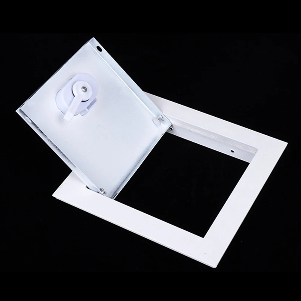 Inspection Door Inspection Flap Galvanized Aluminum Alloy Maintenance Control Flap Tile Door With Rotary Switch For Plumbing 1pc