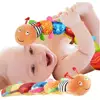 Musical Caterpillar Baby Toy Multicolor Sensory Stuffed Animals Crinkle Soft Toys with Ruler Design Bells and Rattles 6