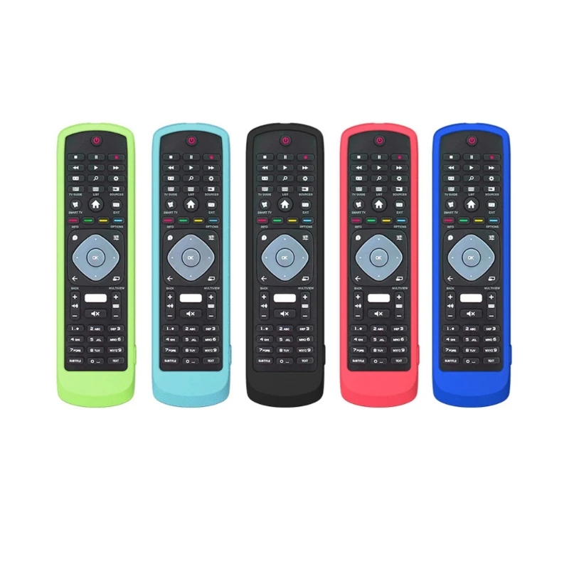 Protective Silicone Remote Control Protector Case Cover for PHILIPS with NETFLIX HOF16H303GPD24 Remote