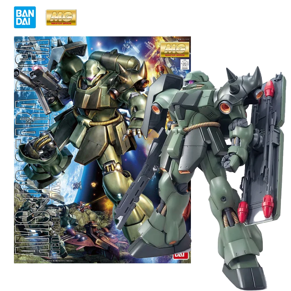 

Bandai Original Gundam Model Kit Assemble Birthday Collection Anime MG 1/100 AMS-119 Geara Doga Action Toy Figures Gift for Boys