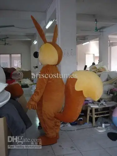 Nuovo Adulto Halloween Natale Scoiattolo Mascotte Fancy Cartoon Mascotte Costume Peluche Fancy Dress Costume Della Mascotte