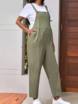 Maternity Clothes Pant Suspender Trouser Summer Loose Casual Female Women One-Piece Wide Leg Romper Overalls Jumpsuit Streetwear