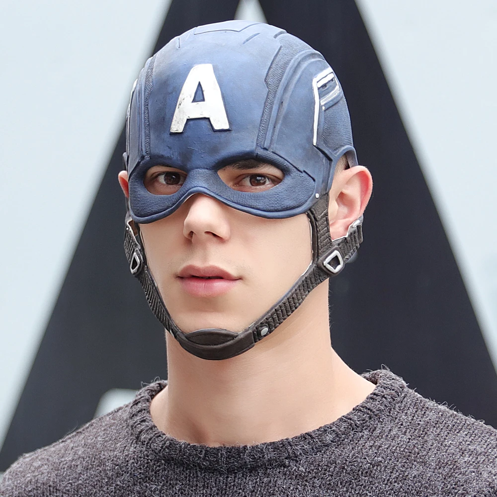 Маска из фильма герои marvel Капитан Америка гражданская война CA косплей супергерой
