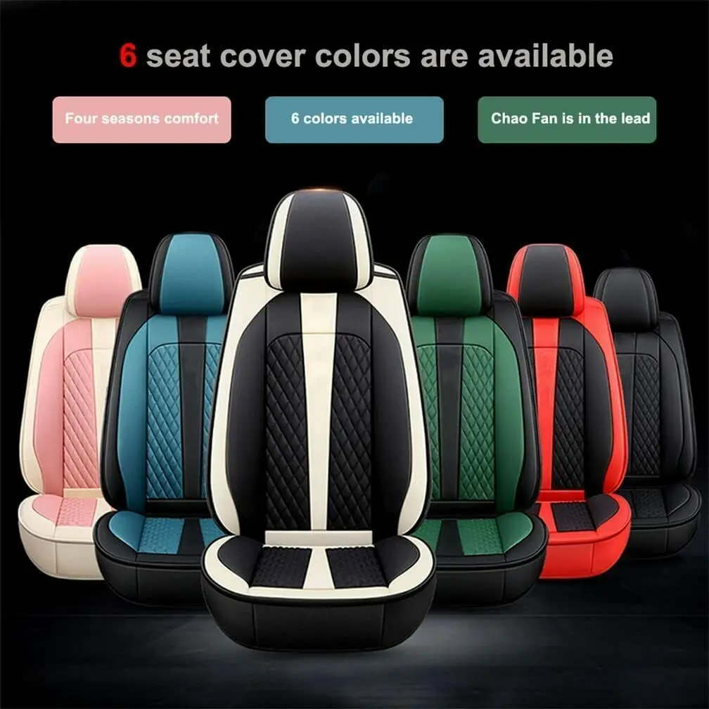 Luxury PU Leather Front Car Seat Covers Custom for VW Volkswagen Tiguan