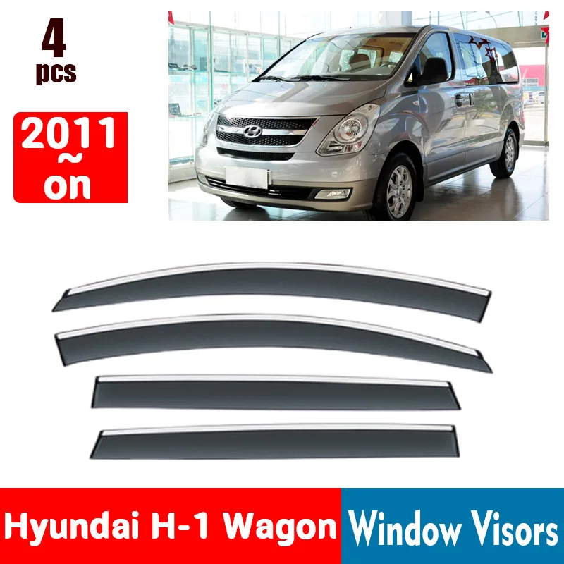 Dla Hyundai H-1 Wagon 2011-On osłony okienne osłona przeciwdeszczowa Windows osłona przeciwdeszczowa osłona przeciwdeszczowa osłona tarczy osłona tarczy osłona osłony