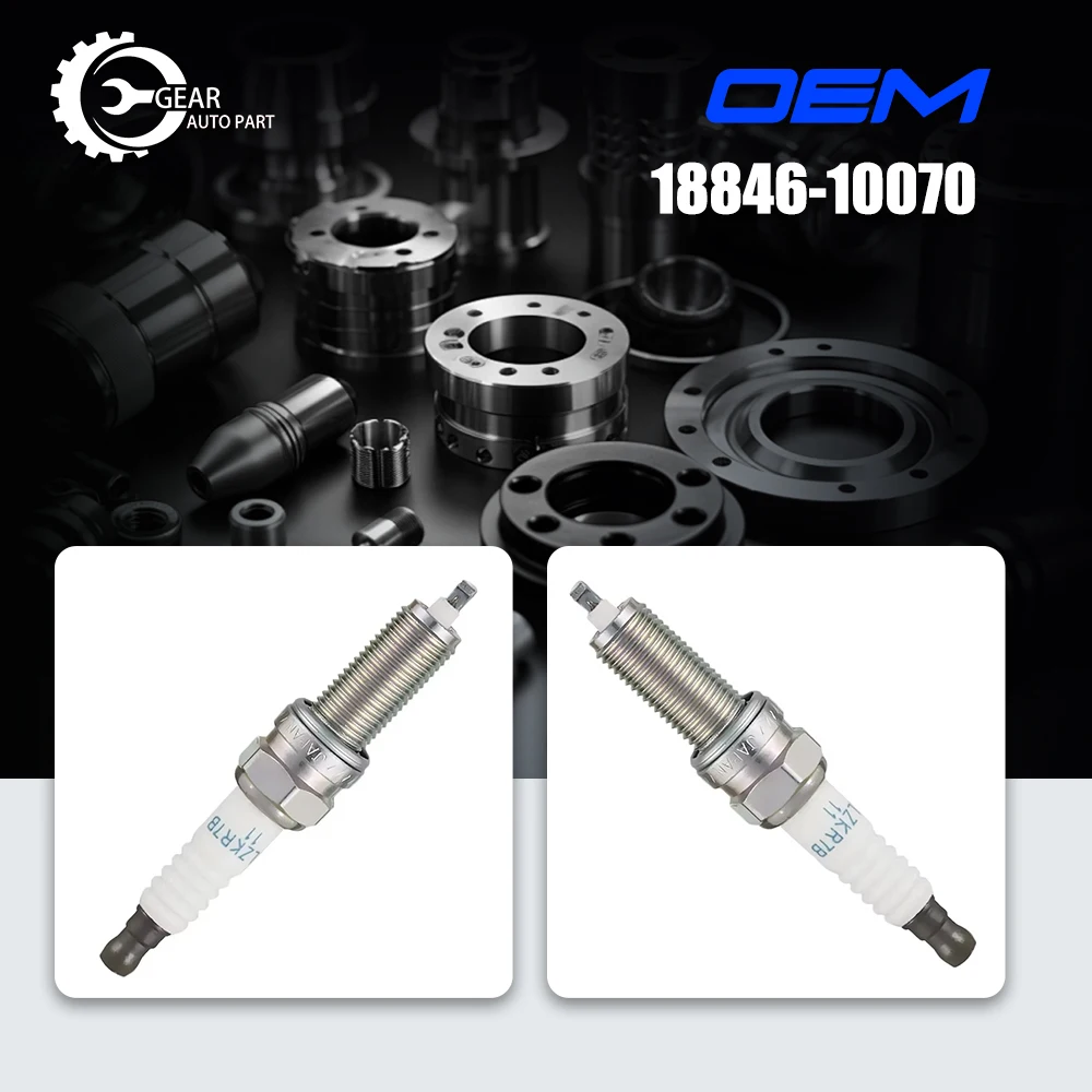 4/20/40PCS 18846-11070 Iridium Spark Plug for Hyundai Elantra Santa Acura Sonata 8